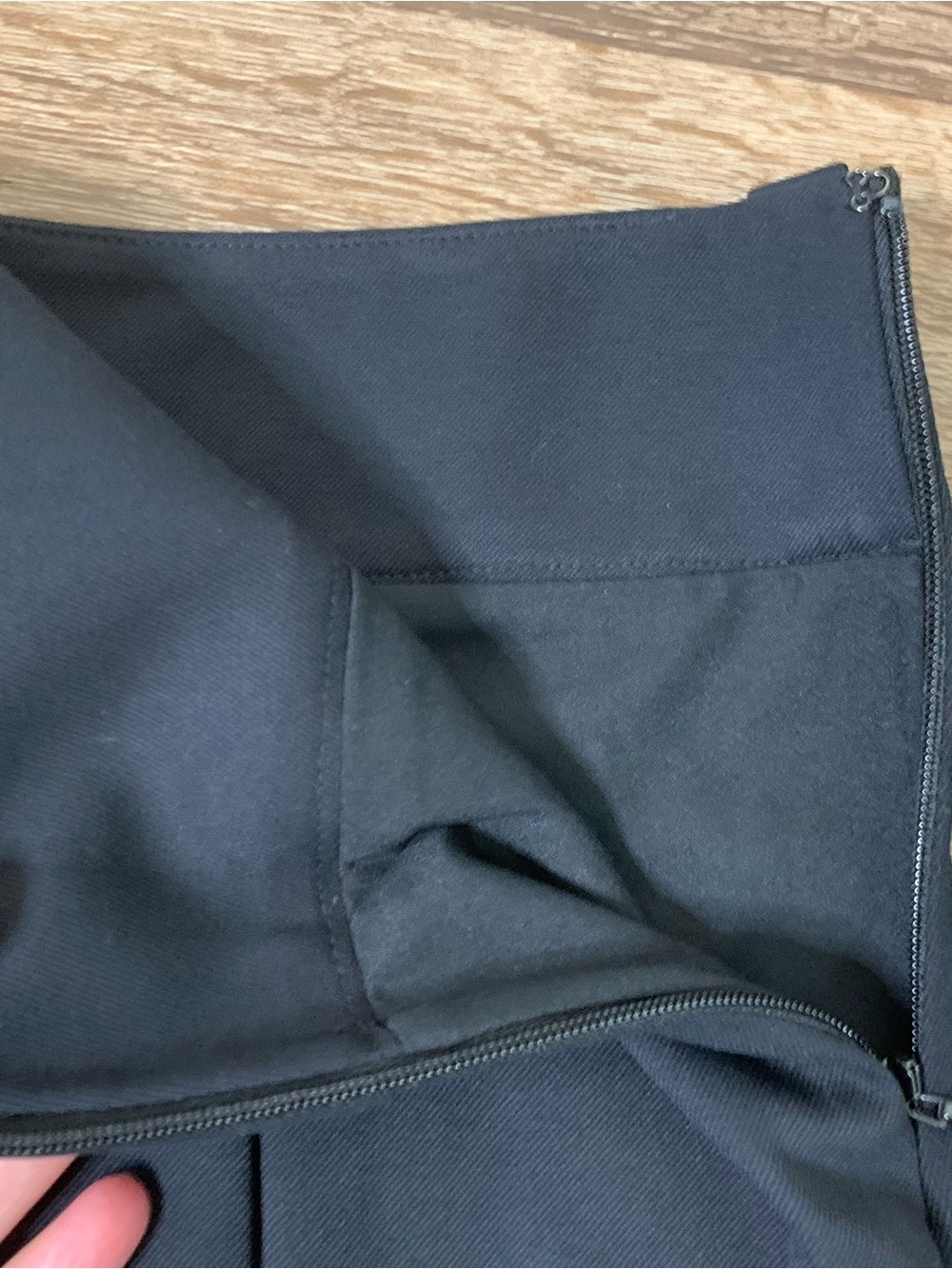 Abercrombie & Fitch Womens black pleated skirt skort M - Picture 4 of 7